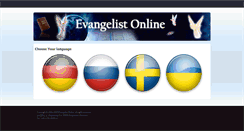Desktop Screenshot of evangelist-online.net