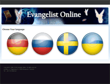 Tablet Screenshot of evangelist-online.net